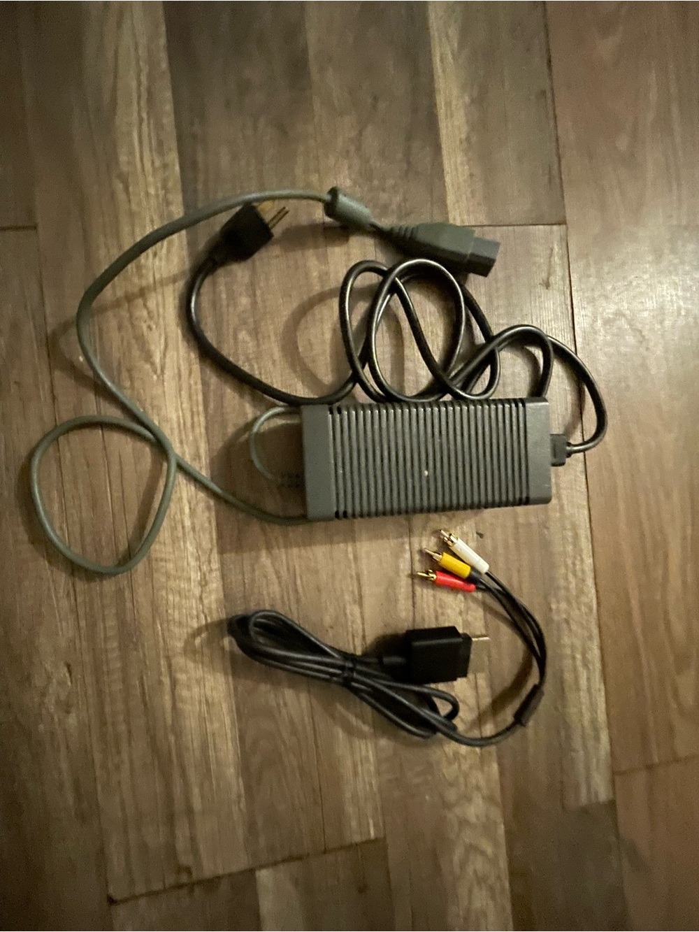 Microsoft Black Power Brick with Composite AV Cables